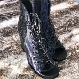 Finders Keepers Hitched  Lace Up Bootie